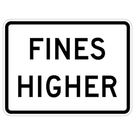 Sign Solutions Usa 18 in Height, 24 in Width, Aluminum, Horizontal Rectangle DUS08DWT2418R2-6P